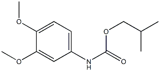 isobutyl (3,4-dimethoxyphenyl)carbamate Struktur