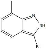 3-Bromo-7-methyl-2H-indazole Struktur