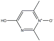 4-Pyrimidinol, 2,6-dimethyl-, 1-oxide (6CI) Struktur