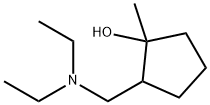 Cyclopentanol, 2-(diethylaminomethyl)-1-methyl- (6CI) Struktur