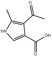 Pyrrole-3-carboxylic acid, 4-acetyl-5-methyl- (6CI) Struktur