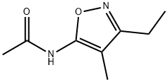 Isoxazole, 5-acetamido-3-ethyl-4-methyl- (6CI) Struktur