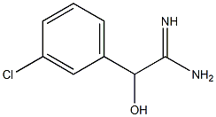 Mandelamidine,  m-chloro-  (6CI) Struktur