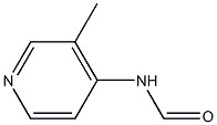 Formamide, N-(3-methyl-4-pyridyl)- (6CI) Struktur