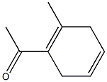 Ketone, methyl 2-methyl-1,4-cyclohexadien-1-yl (6CI) Struktur