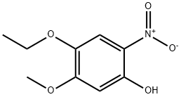 Phenol, 4-ethoxy-5-methoxy-2-nitro- (6CI) Struktur