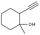 Cyclohexanol, 2-ethynyl-1-methyl- (6CI) Struktur