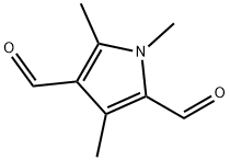 Pyrrole-2,4-dicarboxaldehyde, 1,3,5-trimethyl- (6CI) Struktur