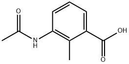 o-Toluic acid, 3-acetamido- (6CI) Struktur