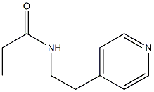 Propionamide,  N-[2-(4-pyridyl)ethyl]-  (6CI) Struktur