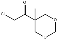 Ketone, chloromethyl 5-methyl-m-dioxan-5-yl (6CI) Struktur