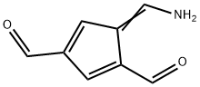 1,3-Fulvenedicarboxaldehyde, 6-amino- (6CI) Struktur