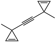 Cyclopropene, 3,3-(1,2-ethynediyl)bis[3-methyl- (9CI) Struktur