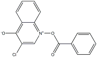 1-(Benzoyloxy)-3-chloro-4-hydroxyquinolinium  hydroxide,  inner  salt  (6CI) Struktur