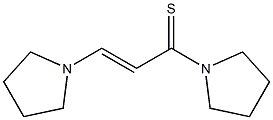 Pyrrolidine,  1-[3-(1-pyrrolidinyl)thioacryloyl]-  (8CI) Struktur