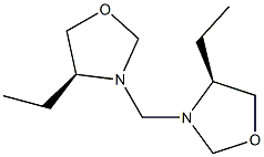 Oxazolidine, 3,3-methylenebis[4-ethyl-, (4S,4S)- (9CI) Struktur