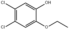 Phenol, 4,5-dichloro-2-ethoxy- (5CI) Struktur