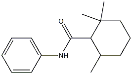 Cyclohexanecarboxanilide, 2,2,6-trimethyl- (4CI) Struktur