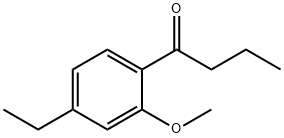 Butyrophenone, 4-ethyl-2-methoxy- (5CI) Struktur