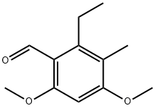 m-Tolualdehyde, 2-ethyl-4,6-dimethoxy- (5CI) Struktur