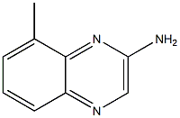 Quinoxaline, 2-amino-8-methyl- (5CI) Struktur