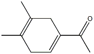 Ketone, 4,5-dimethyl-1,4-cyclohexadien-1-yl methyl (5CI) Struktur