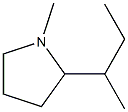 Pyrrolidine, 2-sec-butyl-1-methyl- (4CI) Struktur