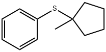 Sulfide, 1-methylcyclopentyl phenyl (5CI) Struktur