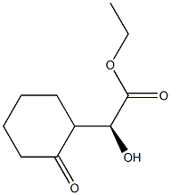 Cyclohexaneacetic acid, -alpha--hydroxy-2-oxo-, ethyl ester, (-alpha-S)- (9CI) Struktur