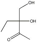 2-Pentanone, 3-hydroxy-3-(hydroxymethyl)- (4CI) Struktur