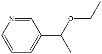 Pyridine, 3-(1-ethoxyethyl)- (5CI) Struktur