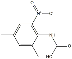 Carbanilic acid, 2,4-dimethyl-6-nitro (4CI) Struktur