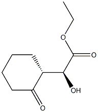 Cyclohexaneacetic acid, -alpha--hydroxy-2-oxo-, ethyl ester, (-alpha-S,1R)- (9CI) Struktur