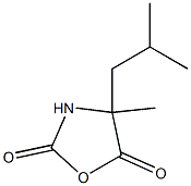 2,5-Oxazolidinedione,  4-isobutyl-4-methyl-  (5CI) Struktur