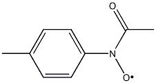 Nitroxide,  acetyl  4-methylphenyl  (9CI) Struktur