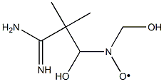 Nitroxide,  2-amino-2-imino-1,1-dimethylethyl  dihydroxymethyl  (9CI) Struktur