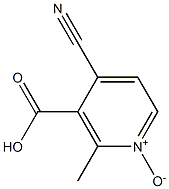 Nicotinic  acid,  4-cyano-2-methyl-,  1-oxide  (6CI) Struktur