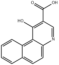 Benzo[f]quinoline-2-carboxylic acid, 1-hydroxy- (5CI) Struktur