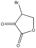 Butyric  acid,  3-bromo-4-hydroxy-2-oxo-,  -gamma--lactone  (5CI) Struktur