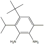 Toluene-2,3-diamine,  5-tert-butyl-4-isopropyl-  (4CI) Struktur