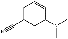 3-Cyclohexene-1-carbonitrile,  5-dimethylamino-  (5CI) Struktur