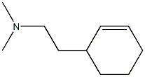 2-Cyclohexene-1-ethylamine,  N,N-dimethyl-  (5CI) Struktur