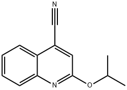 Cinchoninonitrile,  2-isopropoxy-  (4CI) Struktur