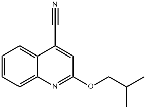 Cinchoninonitrile,  2-isobutoxy-  (4CI) Struktur