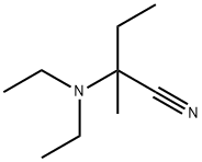 Butyronitrile,  -alpha--diethylamino--alpha--methyl-  (4CI) Struktur