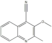 Cinchoninonitrile,  3-methoxy-2-methyl-  (4CI) Struktur