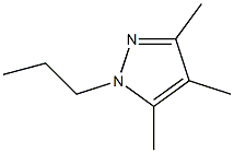 Pyrazole,  3,4,5-trimethyl-1-propyl-  (3CI) Struktur