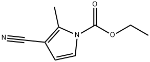 1-Pyrrolecarboxylic  acid,  3-cyano-2-methyl-,  ethyl  ester  (3CI) Struktur