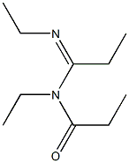 Propionamidine,  N,N-diethyl-N-propionyl-  (3CI) Struktur