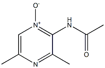 Pyrazine,  2-acetamido-3,5-dimethyl-,  1-oxide  (5CI) Struktur